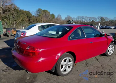 2001 Acura Cl 3.2 Type S из США, поврежденный, VIN 19UYA42731A006793